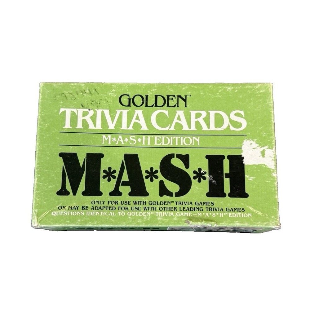 VINTAGE 1984 Golden Trivia Cards MASH Edition 4156 Complete Game 80s TV Show